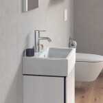 DURAVIT - Vero Air Umývátko 450x350 mm, s přepadem, otvor pro baterii, bílá 0724450000