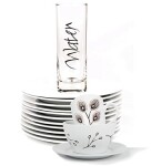 Marabu Popisovač na sklo/porcelán 1-2 mm - stříbrný