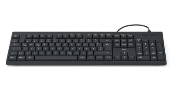 Hama CK-100/WKM-100 černá / Klávesnice / drátová / 100% (full-size) (U8173050)