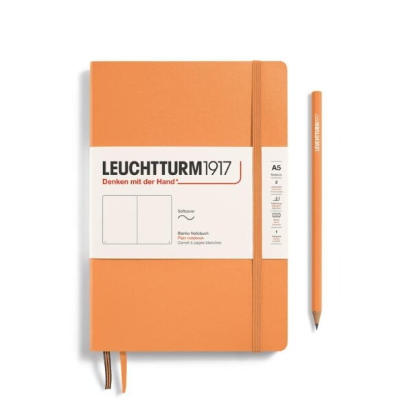 Leuchtturm1917 Zápisník Apricot Softcover A5 čistý