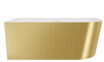 BESCO - Vana AVITA A-LINE Glam01 zlatá - 160 x 75 - levé provedení - Barva - Zlatá, Barva sifonu - Zlatá, Rozměr vany - 160 × 75 Způsob provedení - Levé VANAVITAL16LZZ