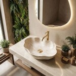 REA - Umyvadlo na desku Pearl Kallisto REA-U0619