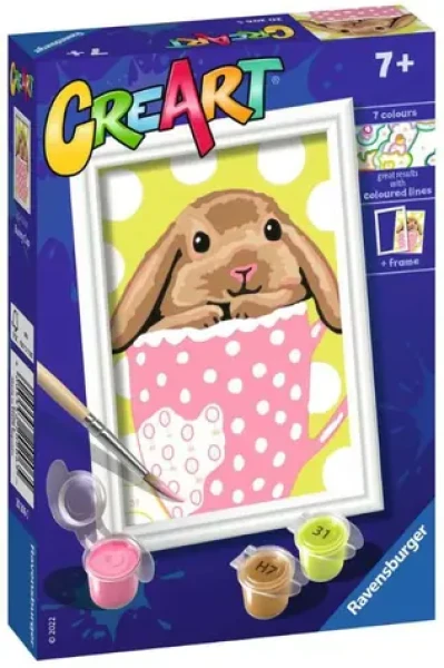 Ravensburger CreArt Roztomilý králík v hrnečku