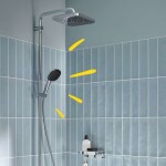 GROHE - Vitalio Comfort Sprchový set s vanovým termostatem, 25x25 cm, 2 proudy, chrom 26984001