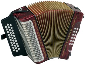 Hohner Corona III BbEbAb, red