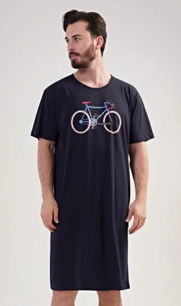 Pánská noční košile Vienetta Secret Bike