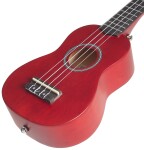 Cascha HH 3970 Soprano Ukulele Bundle Red