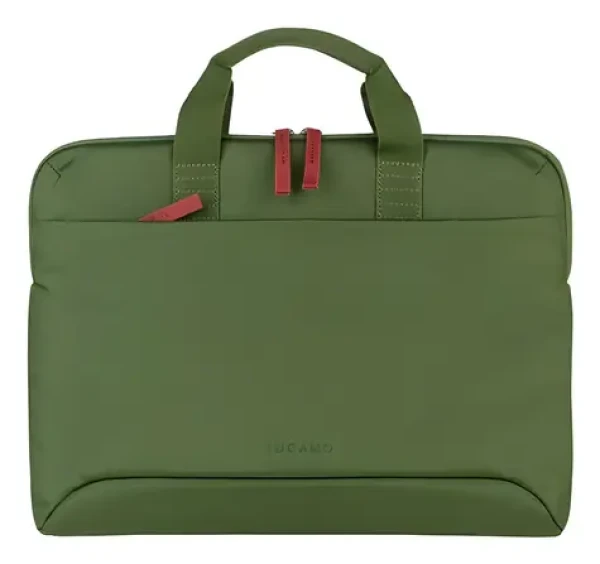 Tucano Smilza 13"-14" zelená / Brašna pro notebook / slim profil / Anti-Shock kapsa (TR-TUC-BSM1314V)