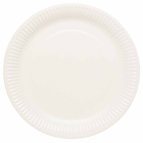 Talíře papírové bílé 23 cm 8 ks Talíře papírové bílé 23 cm 8 ks