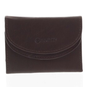 Malá kožená peněženka Enrique, hnědá