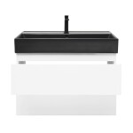 Koupelnová skříňka s umyvadlem SAT B-Way 79x50x45 cm bílá lesk BWAY280WU2B2B BWAY280WU2B2B