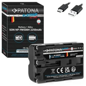 PATONA NP-FM500H Platinum / Baterie pro foto Sony / 2250 mAh / Li-Ion / USB-C nabíjení (PT1374)