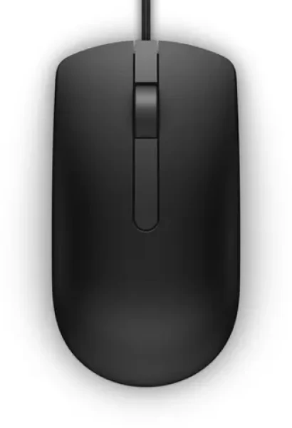 DELL MS116 černá / Optická myš / 1000dpi / 2 tlačítka + rolovací kolečko / USB / 1.8 m (JCKG1)