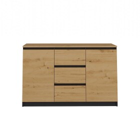 Komoda 2D3S antracit/artisan