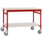 Manuflex LD1113.6011 ESD ESD pracovní stůl UNIDESK s kaučuk deska, rezedově zelená RAL 6011, Šxhxv = 2000 x 800 x 720-73