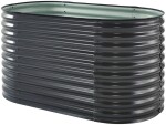 Rojaplast vyvýšený záhon plechový OVÁL 160x80x82cm