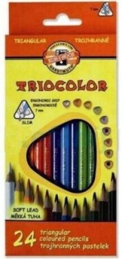 Koh-i-noor pastelky TRIOCOLOR 24