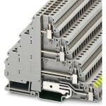 Phoenix Contact DLK 4-PE 3011999 řadová svorka průchodky Pólů: 7 0.2 mm² 4 mm² šedá 50 ks