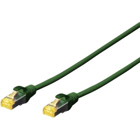 Digitus DK-1644-A-070/G RJ45 síťové kabely, propojovací kabely CAT 6A S/FTP 7.00 m zelená bez halogenů, kroucené páry , s ochranou, samozhášecí 1 ks