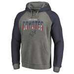 Fanatics Pánská Mikina Arizona Coyotes Freedom Tri-Blend Raglan Pullover Hoodie Velikost: