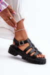 Dámské římské sandály černé Rosarose 39