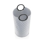 Taška/koš na prádlo Reisenthel Loophome L Frame Rhombus light grey