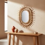 REA - Nástěnné zrcadlo Boho 57CM QDJ5749 HOM-02819