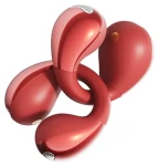 QCY Crossky Clip C30S červená / Bezdrátová sluchátka / Bluetooth 6.0 / dobíjecí box (T33S Red)