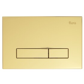 REA - Ovládací tlačítko k podomítkovým systémům WC HD K011A-Q Gold REA-E9560