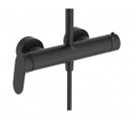 IDEAL STANDARD - CeraFlow T25+ Sprchový set s baterií, průměr 26 cm, 2 proudy, matná černá A8484XG