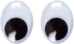 HobbyFun Očička oválná 15x11 mm - 40 ks, Hobby Fun