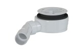 Sifon ke sprchové vaničce SAT Project 90 mm bílá plast SATESLIM90BS SATESLIM90BS