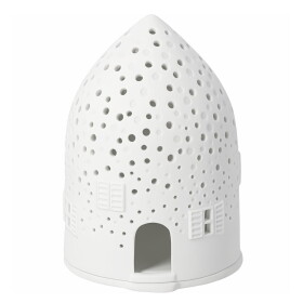 Räder Porcelánový svícen Points, bílá barva, porcelán