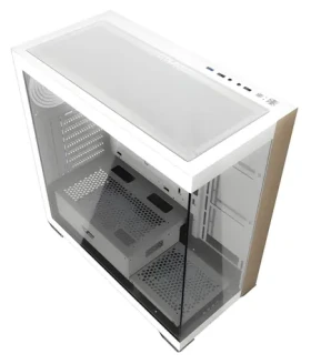 DarkFlash DS900W bílá / ATX / bez ventilátorů / panoramatické sklo / USB-C / bez zdroje (DS900W_White)