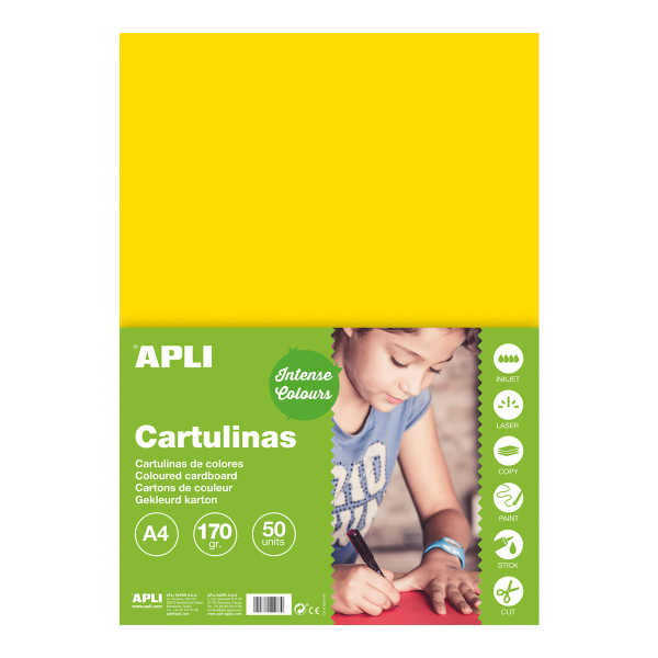APLI A4, žlutý