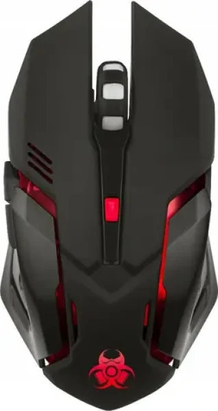 Tracer GAMEZONE ROCKY RF NANO černá / Herní optická myš / 3200 DPI / RGB podsvícení / 6 tl. + kolečko / RF 2.4GHz (TRAMYS47430)