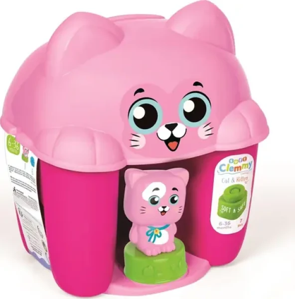 Clementoni Soft Clemmy Box s víkem Kočička