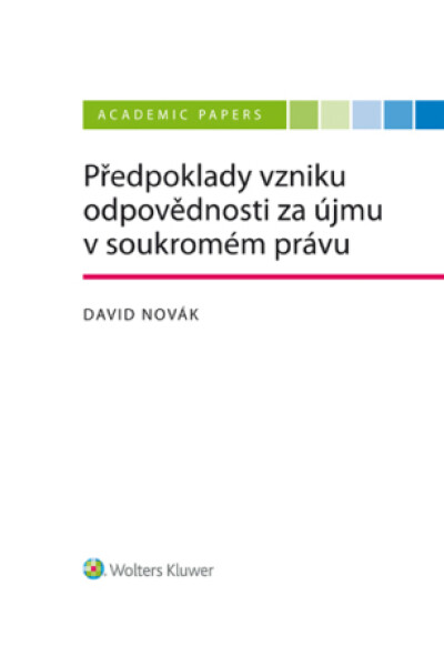 Předpoklady vzniku odpovědnosti za újmu v soukromém právu - David Novák - e-kniha