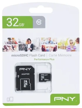 PNY Performance Plus microSDHC 32 GB / Paměťová karta / Class 10 (P-SDU32G10PPL-GE)
