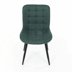 Jídelní židle, zelená, látka, HC-462 GRN2