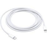 Apple Apple iPad/iPhone/iPod kabel [1x USB-C® zástrčka - 1x dokovací zástrčka Apple Lightning] 2.00 m bílá