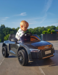 Mamido Dětské elektrické autíčko Audi R8 Spyder černé