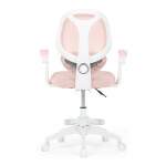 Dětská židle, výškově nastavitelná, růžová síťovina, KA-W8008 PINK