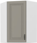 Horní rohová skříňka Stilo 60x60 GN-90 1F (45°) Barva korpusu: Dub artisan, Barva dvířek: Dust Grey