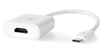 Nedis adaptér USB-C - HDMI bílá / Adaptér / USB 3.2 Gen 1 / 4K 30Hz / 0,2 m (CCGB64651WT02)