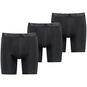 Pánské boxerky Puma Long 3-Pack černé pohodlné XL