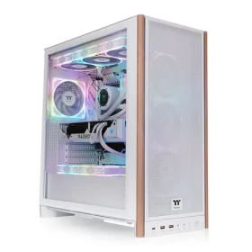 Thermaltake S370 WS bílá / ATX / 2x USB-A 3.2 / 2x USB-C / 3x 120mm / Bez zdroje / průhledná bočnice (CA-11J-00M6WN-00)