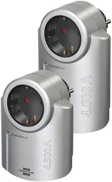 Brennenstuhl Primera-Line šedá / Přepěťová ochrana / 1x zásuvka / 3680 W / IP20 (1506950)