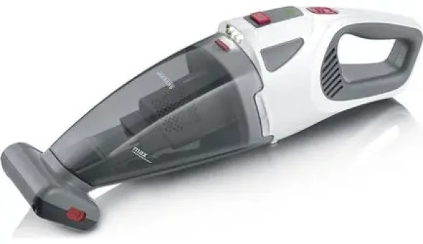 Severin HV 7146 bílá / Aku ruční vysavač / 120W / 0.65 l / 30 min provoz (HV 7146)