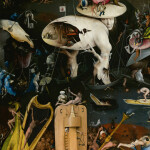 Nástěnný poznámkový kalendář 2026 NOTIQUE - Hieronymus Bosch, 30 x 30 cm